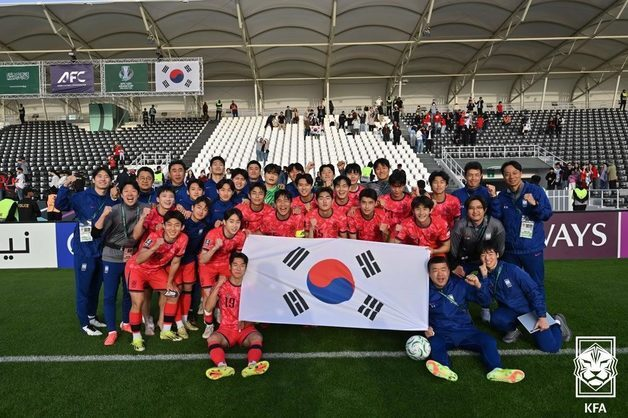 해외파 합류한 U-23 대표팀 / 사진=대한축구협회 제공